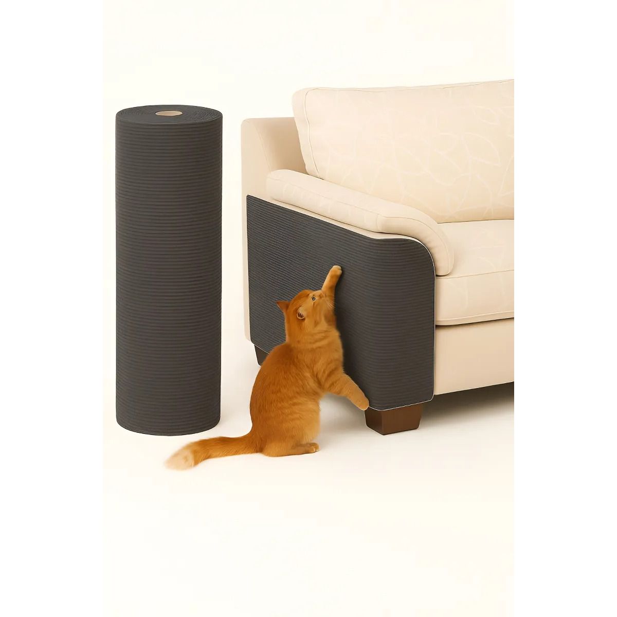 GENERICO - x2 Protector Sillón Gato Tapete Rascador Antiarañazos Mueble
