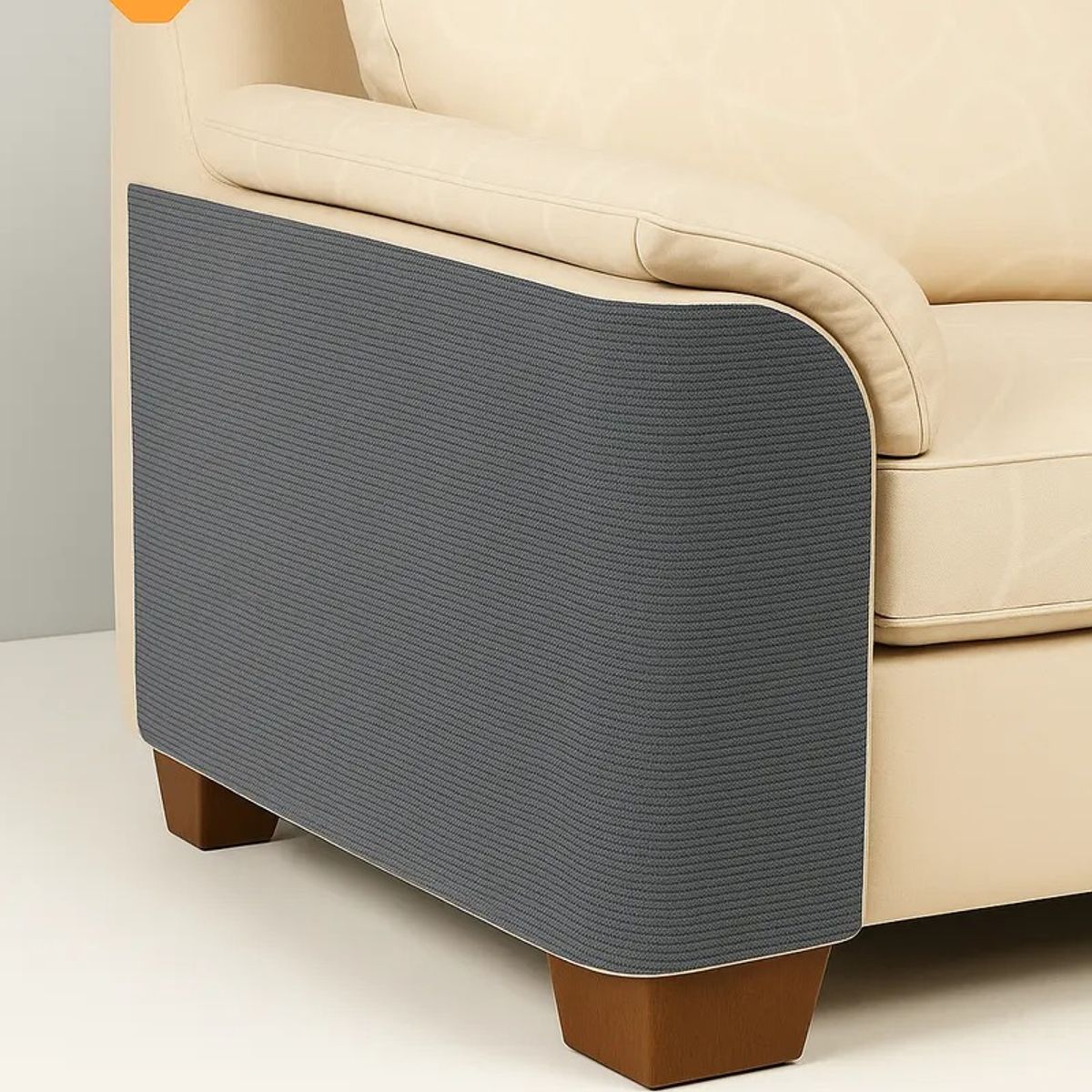 GENERICO - x2 Protector Sillón Gato Tapete Rascador Antiarañazos Mueble