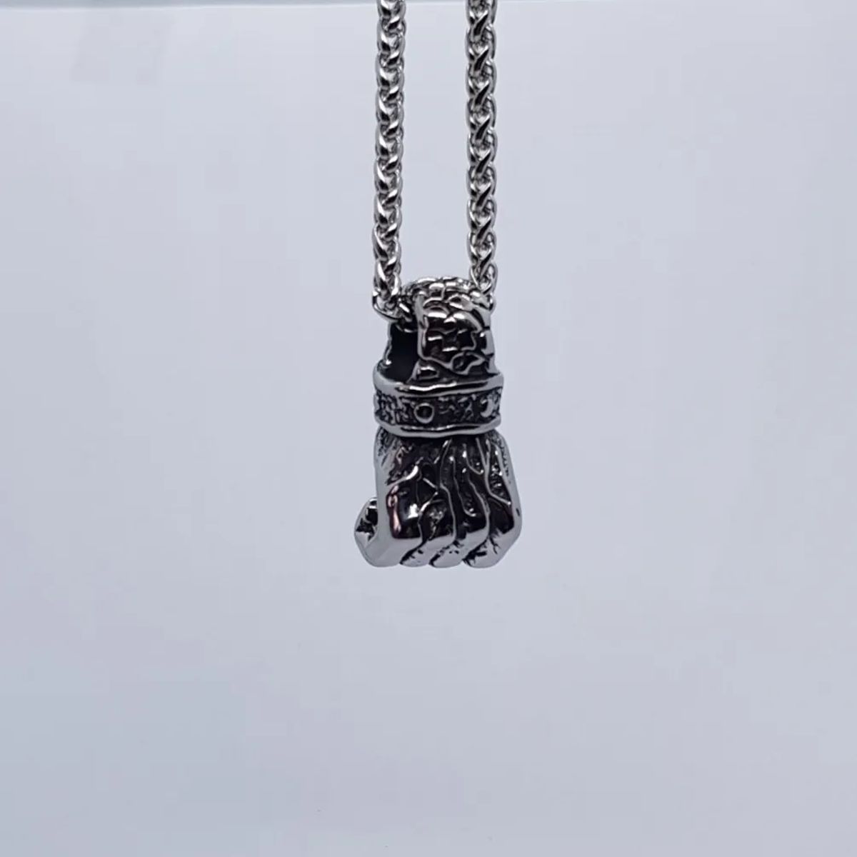 GENERICO - Collar De Puño Titanio Gimnasio Crossfit Esfuerzo