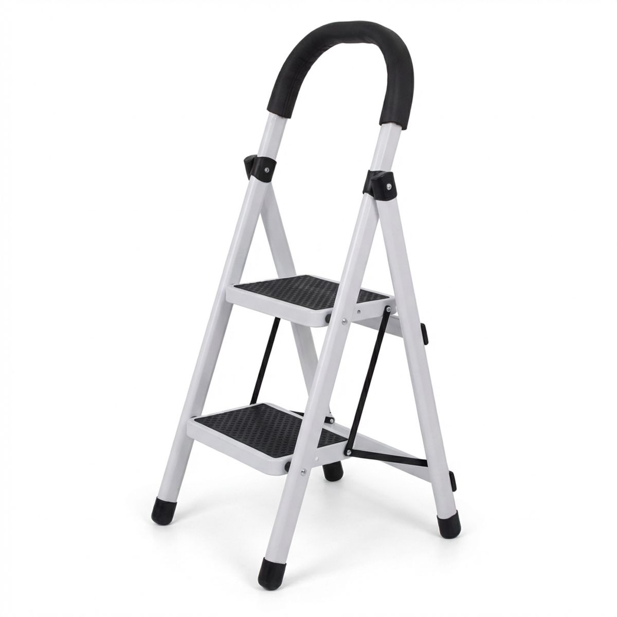 GENERICO - Escalera Plegable Tipo Piso 2 Peldaños Para Hogar