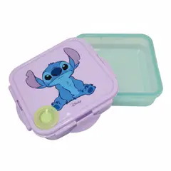 GENERICO - Hermético Dividido 700ml Stitch Vibes Agua Rosa