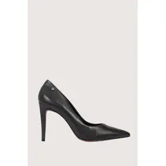 VELEZ - Vélez Zapato Taco Formal De Cuero Liso Negro