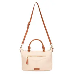 GACEL - Cartera - Dos Asas Mediana - - Off White