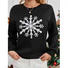 KIRAMA CLOTHING STORE - Polerón Negro con Estampado
