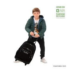 TOTTO - Morral Mochila Con Rueda Bomper Renglon