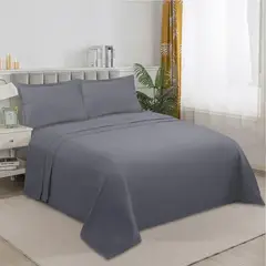 GENERICO - Juego De Sabanas 100% Algodón De 1 Plaza + 1 Funda Almohada - Multicolor - 1 Plaza