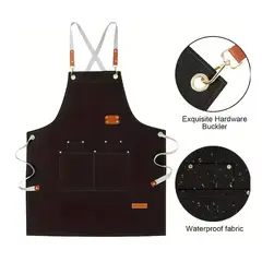 GENERICO - Delantal Clásica Impermeable Perchera Restaurant