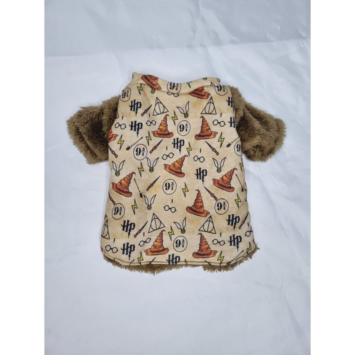 EL MUNDO DE EMMA - Polerón mascota cordero animado café talla S corto