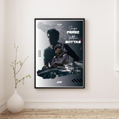 Imagen 2 del producto Cuadro Cadillac de Fórmula 1 2026 Sergio “Checo” Pérez + Marco
