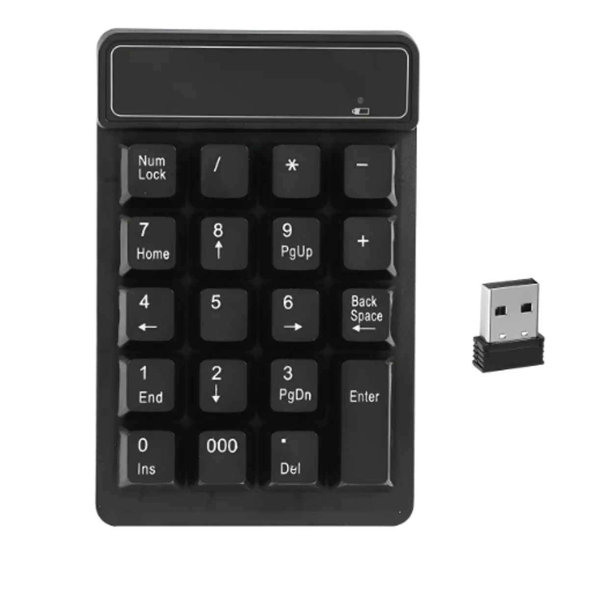 GENERICO - Teclado Numérico Inalámbrico 24ghz Semi-mecanico Waterproof