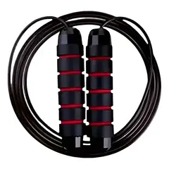 GENERICO - Cuerda De Salto Ajustable Y Con Peso Negro