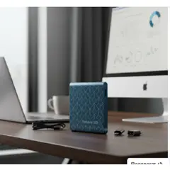 GENERICO - Disco duro externo Color Azul portátil de 2TB SSD USB31