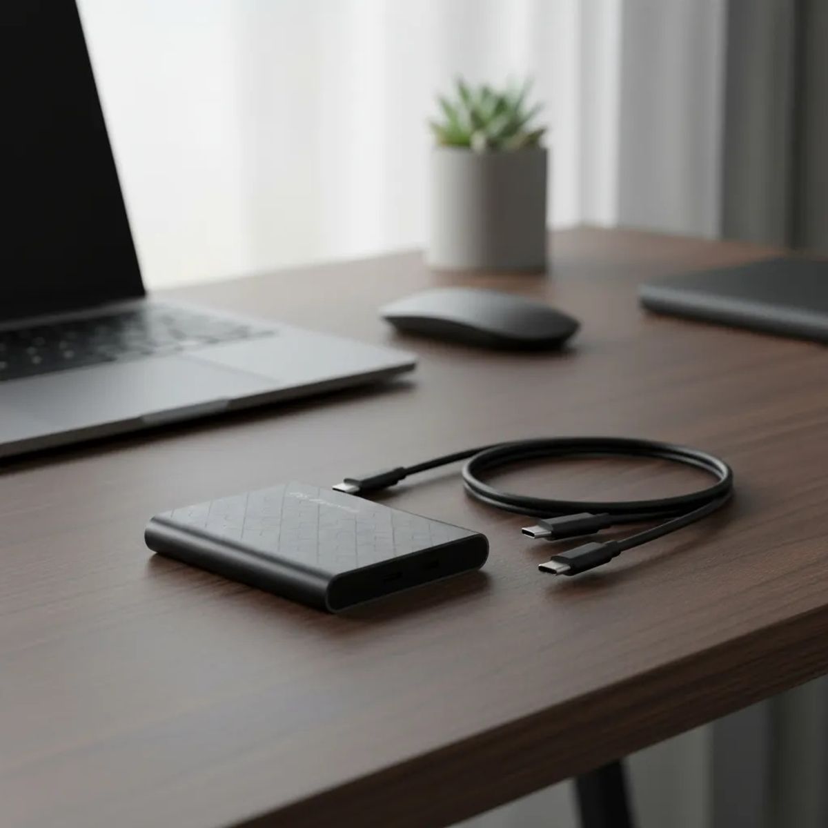 GENERICO - Disco duro externo Color PLATA portátil de 2TB SSD  USB31