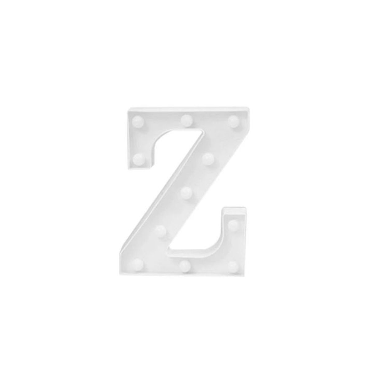 GENERICO - Letra con luz led Z blanco