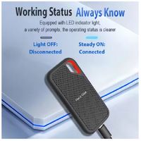 Disco duro externo de alta velocidad disco duro portátil de 1TB SSD USB31