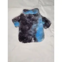 EL MUNDO DE EMMA - Polerón mascota cordero celeste tie dye talla S corto