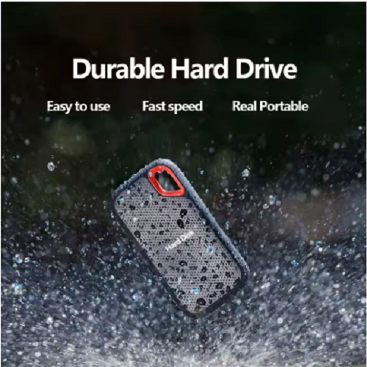GENERICO - Disco duro externo de alta velocidad disco duro portátil de 4TB SSD  USB31