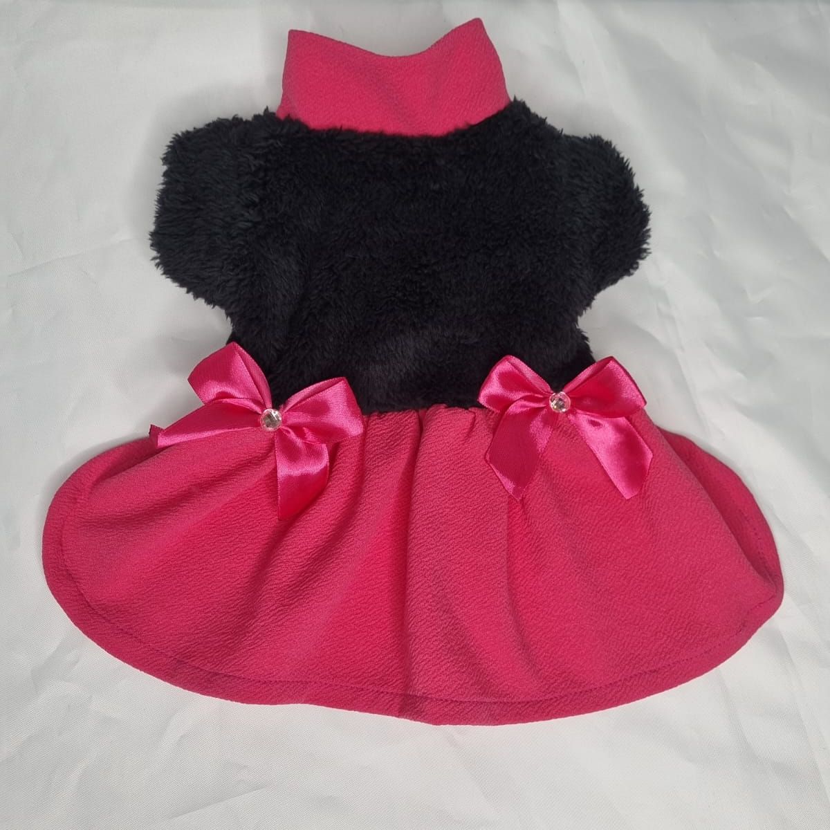 EL MUNDO DE EMMA - Vestido mascota cordero negro con fucsia talla S