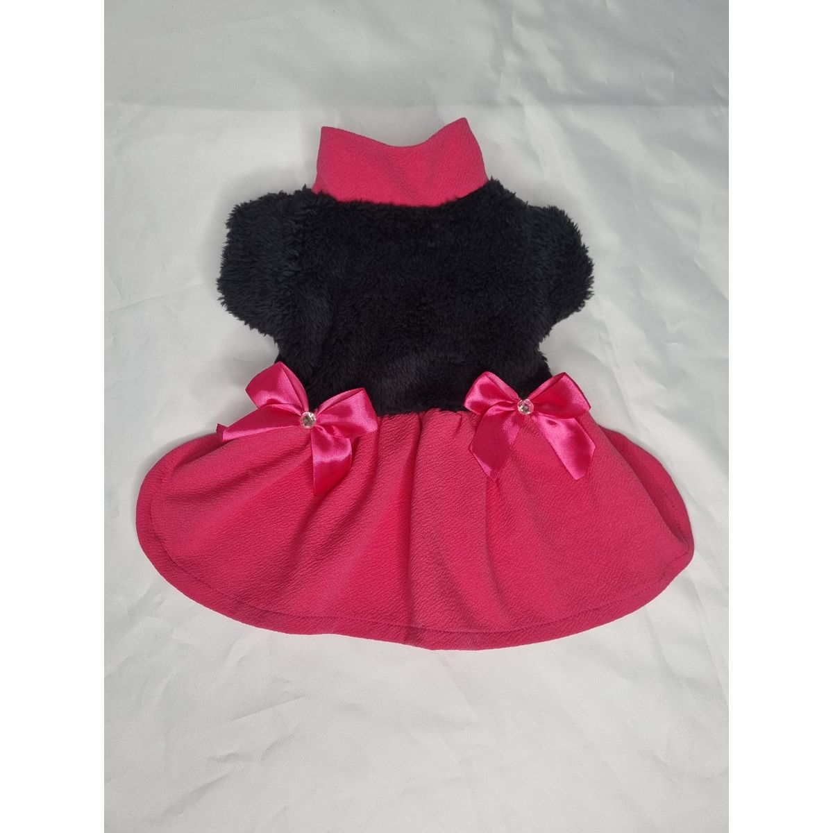 EL MUNDO DE EMMA - Vestido mascota cordero negro con fucsia talla S