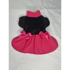 EL MUNDO DE EMMA - Vestido mascota cordero negro con fucsia talla S