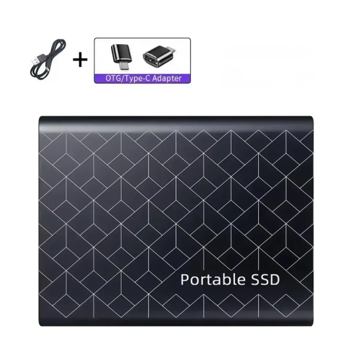 GENERICO - Disco duro externo de alta velocidad disco duro portátil de 4TB SSD  USB31