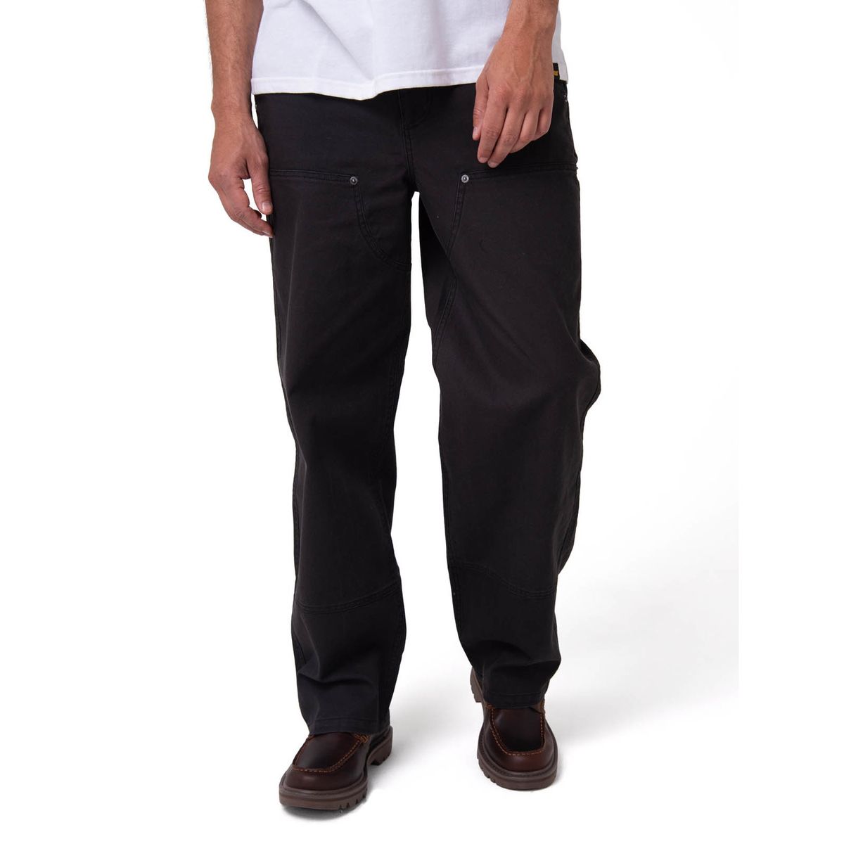 CAT - Pantalón Hombre Straight Double Negro CAT
