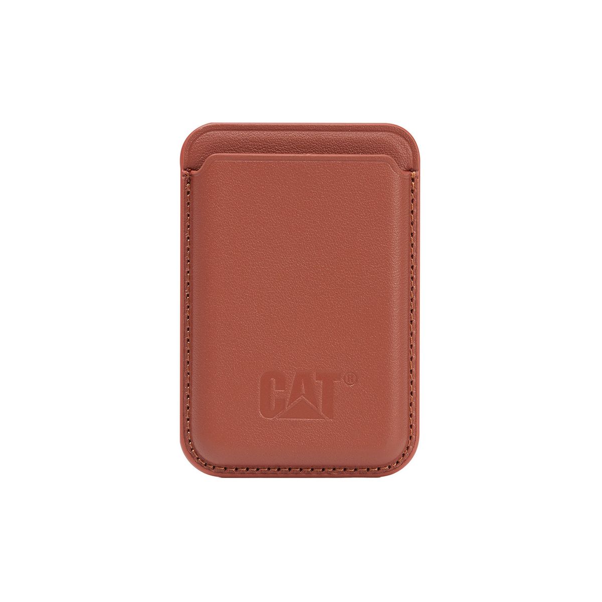 CAT - Billetera Cuero Unisex Aruba Magsafe Wallet Café CAT