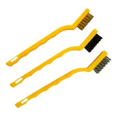 KAMASA - Juego 3 Cepillos / Escobillas De Alambre Multiuso De 7 PuLG.