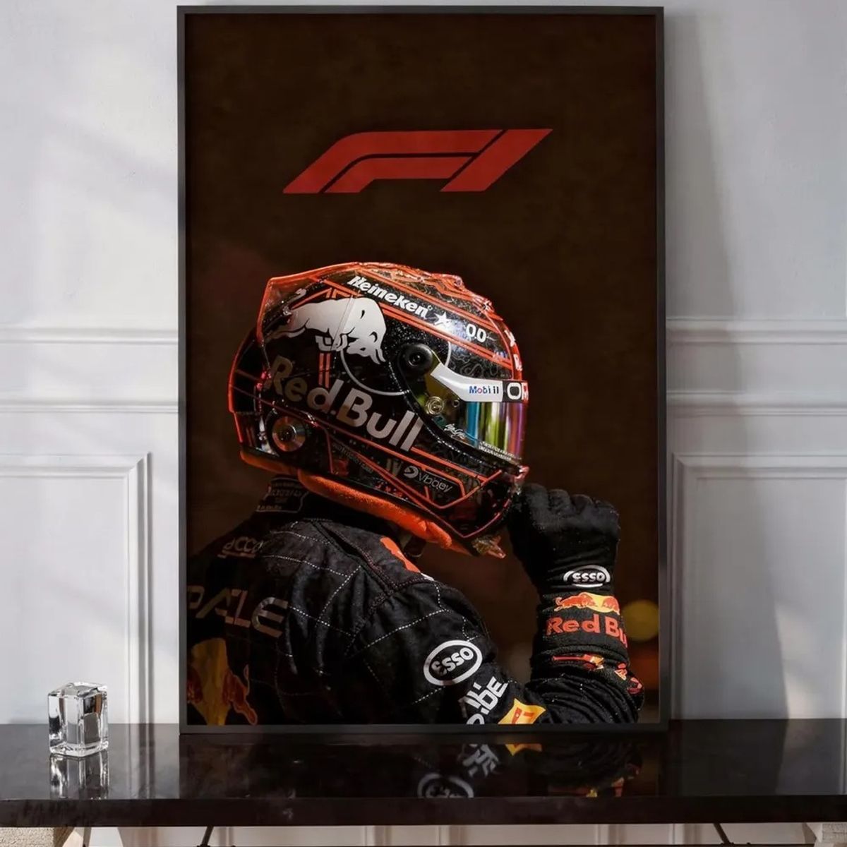 GENERICO - Cuadro Red Bull Racing F1 Max Verstappen Campeón Mundial f1