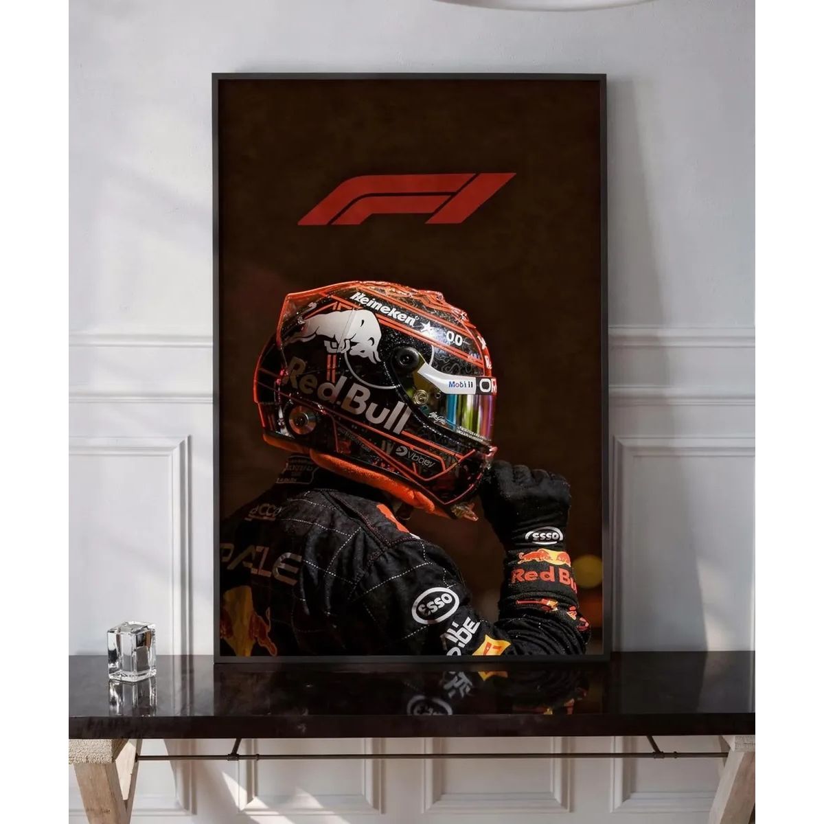 GENERICO - Cuadro Red Bull Racing F1 Max Verstappen Campeón Mundial f1