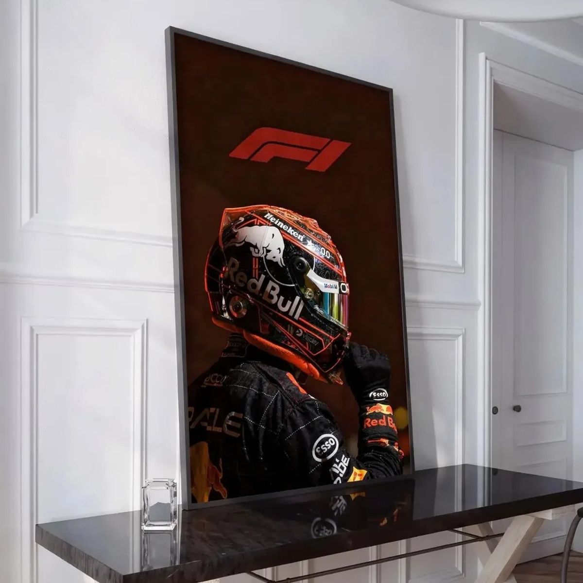 GENERICO - Cuadro Red Bull Racing F1 Max Verstappen Campeón Mundial f1