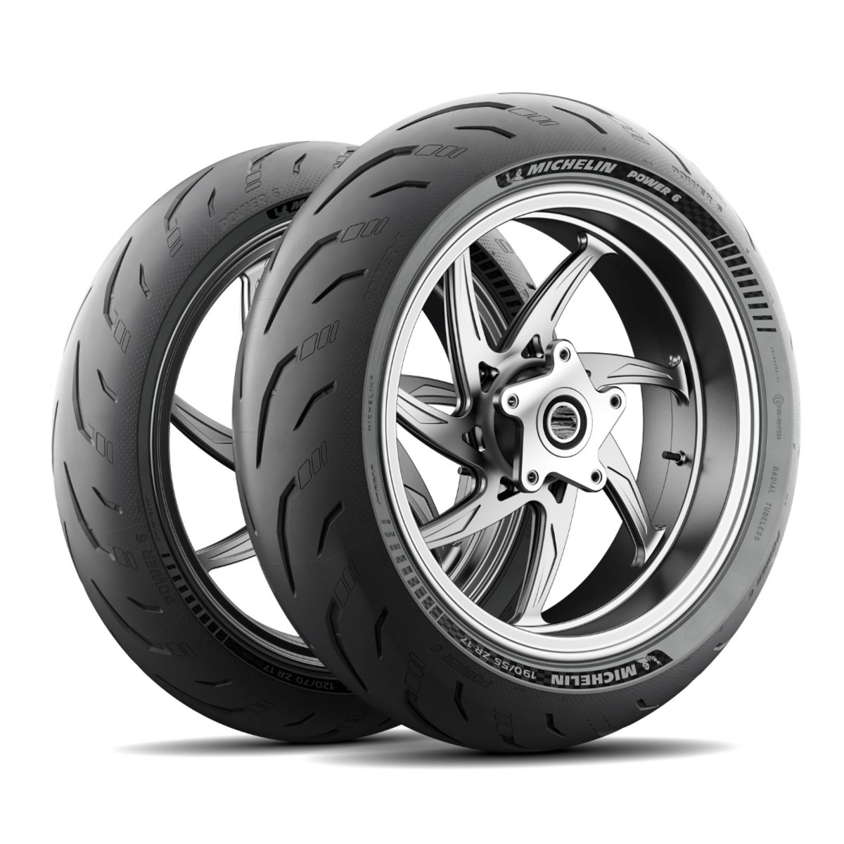 MICHELIN - Neumático para moto Michelin 12070ZR17 58W POWER 6 F TL