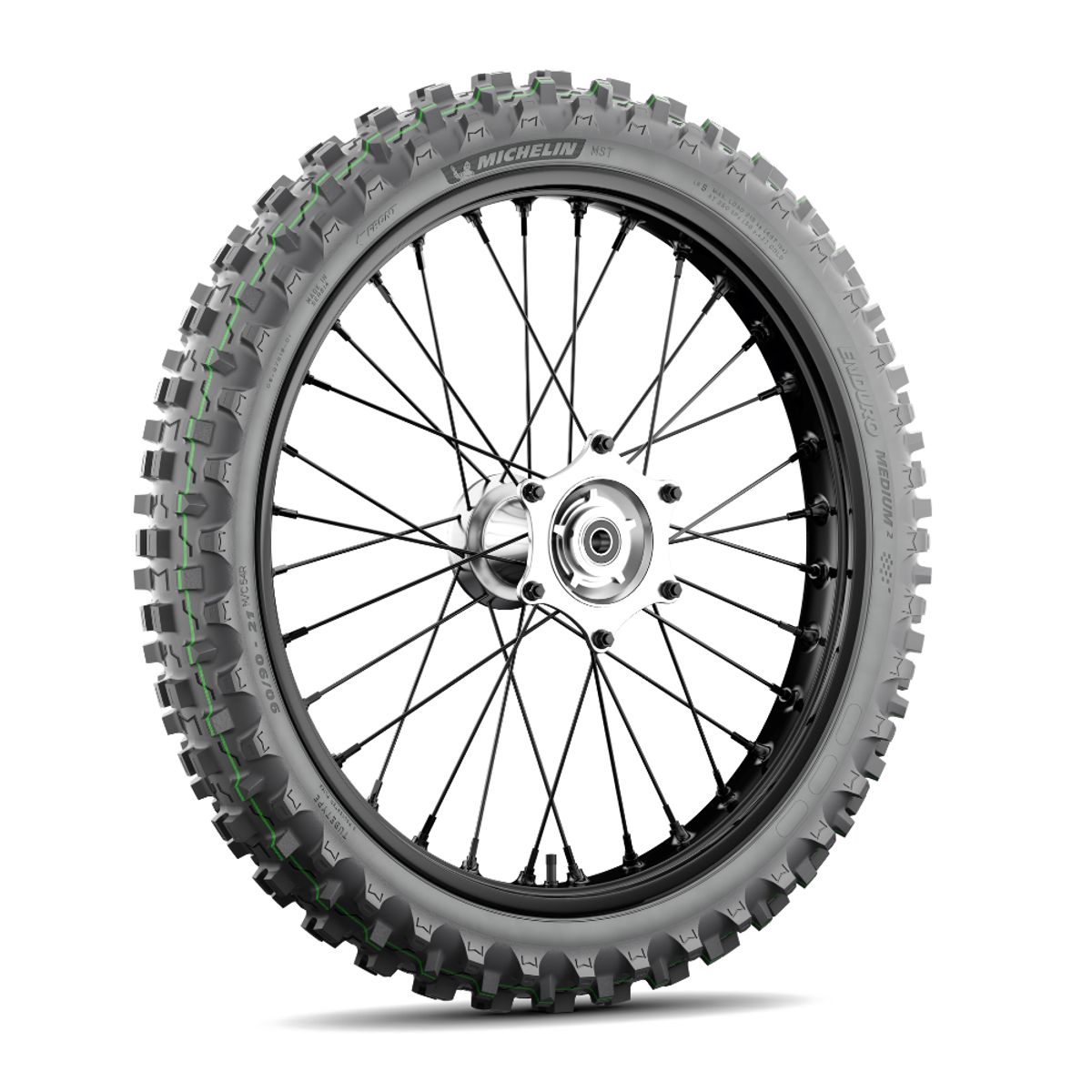 MICHELIN - Neumático para moto Michelin 9090-21 54R ENDURO MED 2 F TT