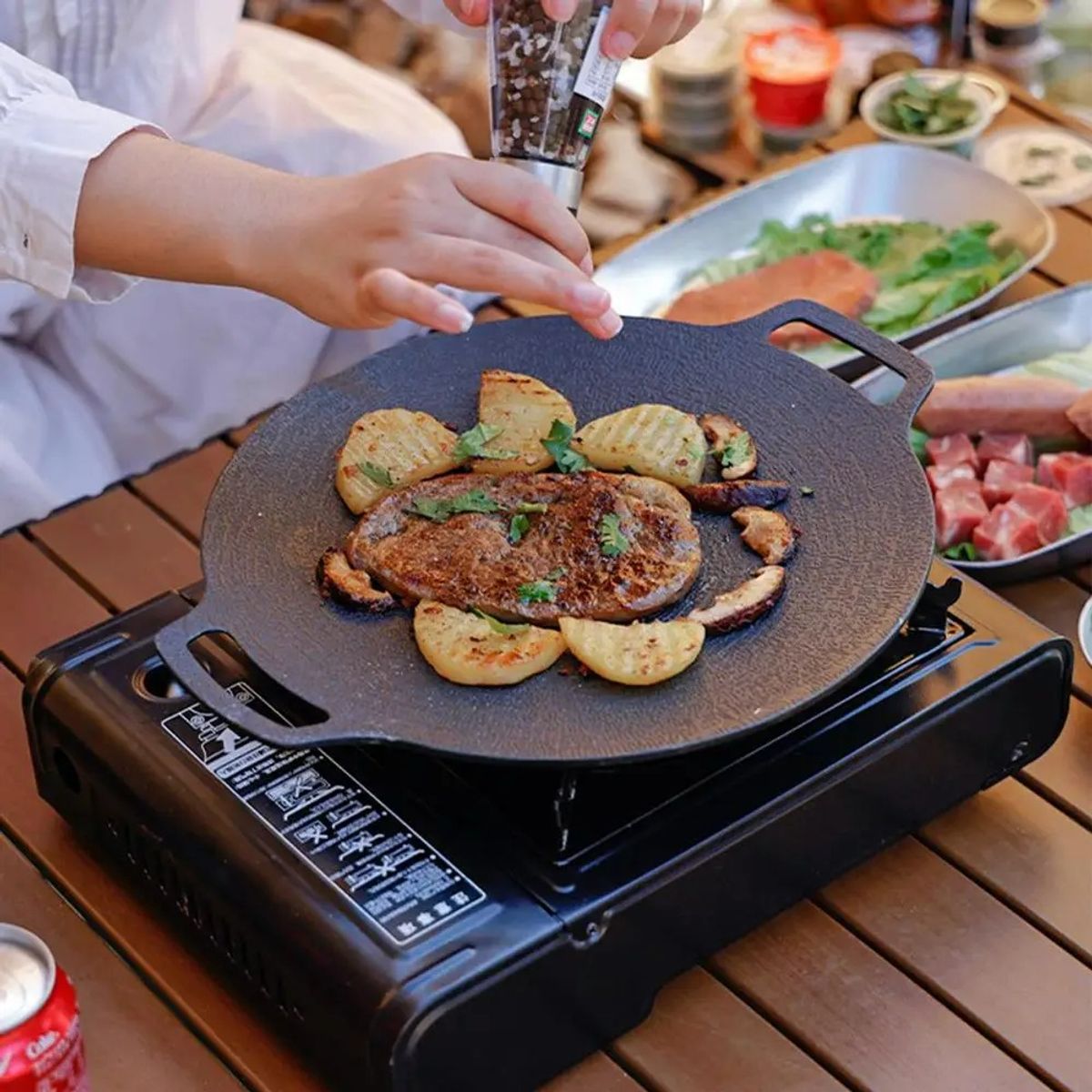 GENERICO - Cocina Portátil De Gas Para Camping Regulador Cocinilla