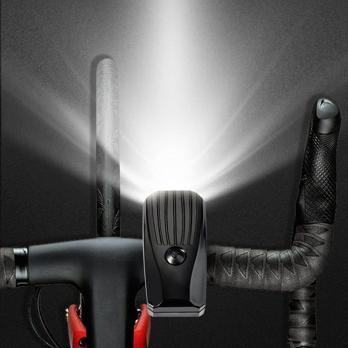 GENERICO - Luz Led Delantera Impermeable Para Bicicleta A Pilas 1000lm