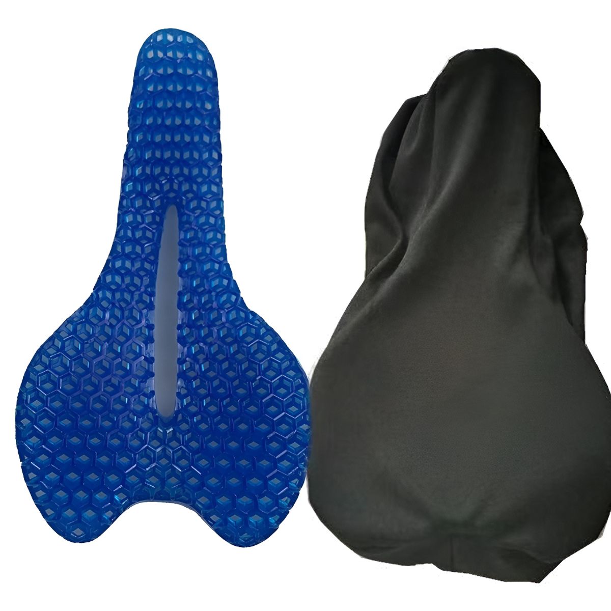 GENERICO - Funda Cubre Sillín Asiento Bicicleta Gel Acolchonado Sport