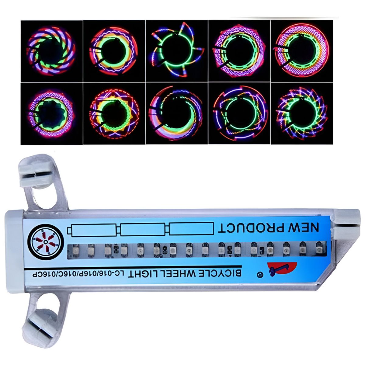 GENERICO - Lámpara Luces Led Para Rueda De Bicicleta Motocicleta Llanta