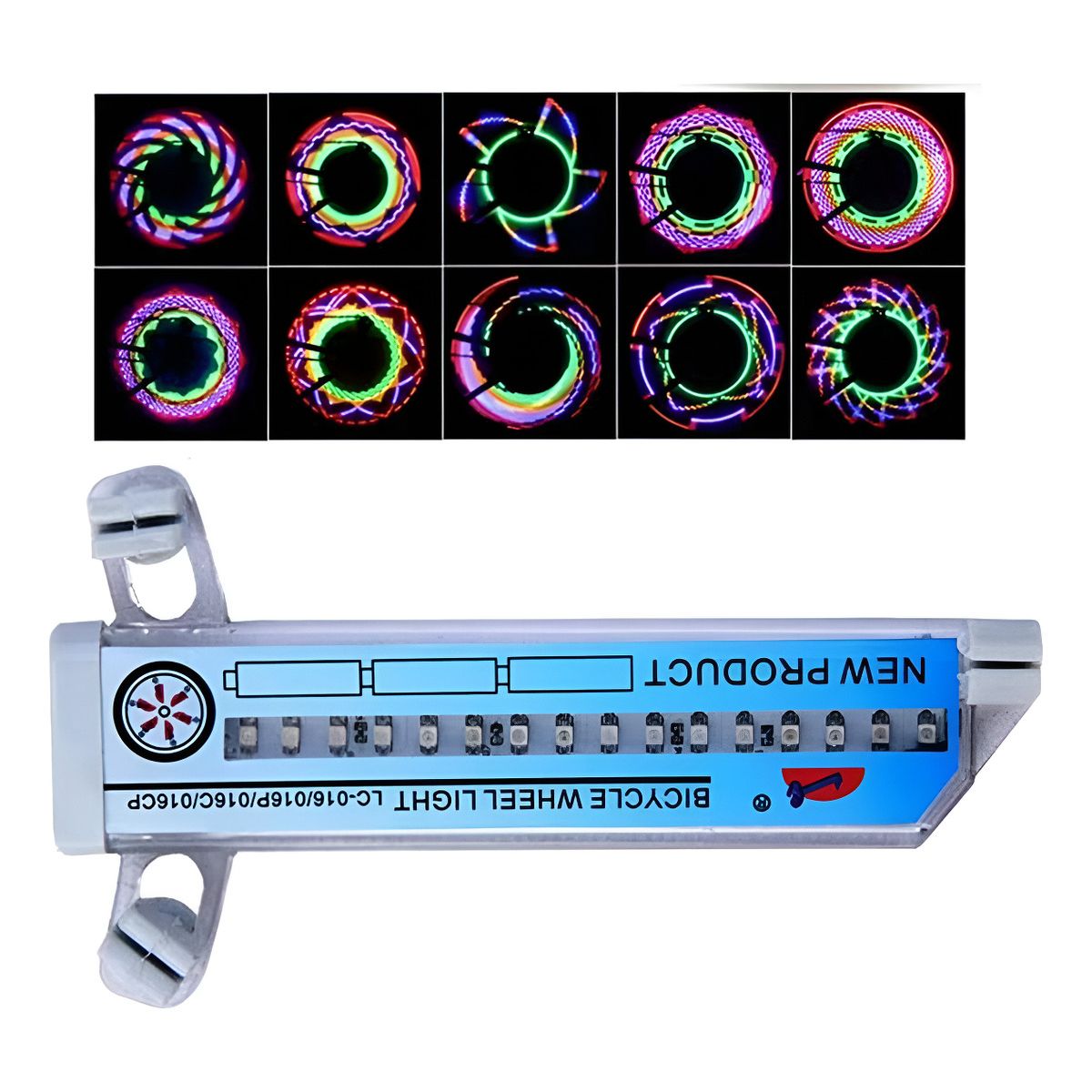 GENERICO - Lámpara Luces Led Para Rueda De Bicicleta Motocicleta Llanta