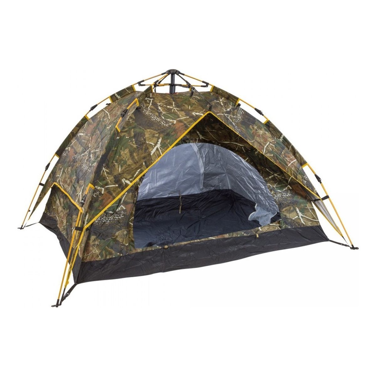 GENERICO - Carpa Camuflaje Para Camping Autoarmable 4 Personas