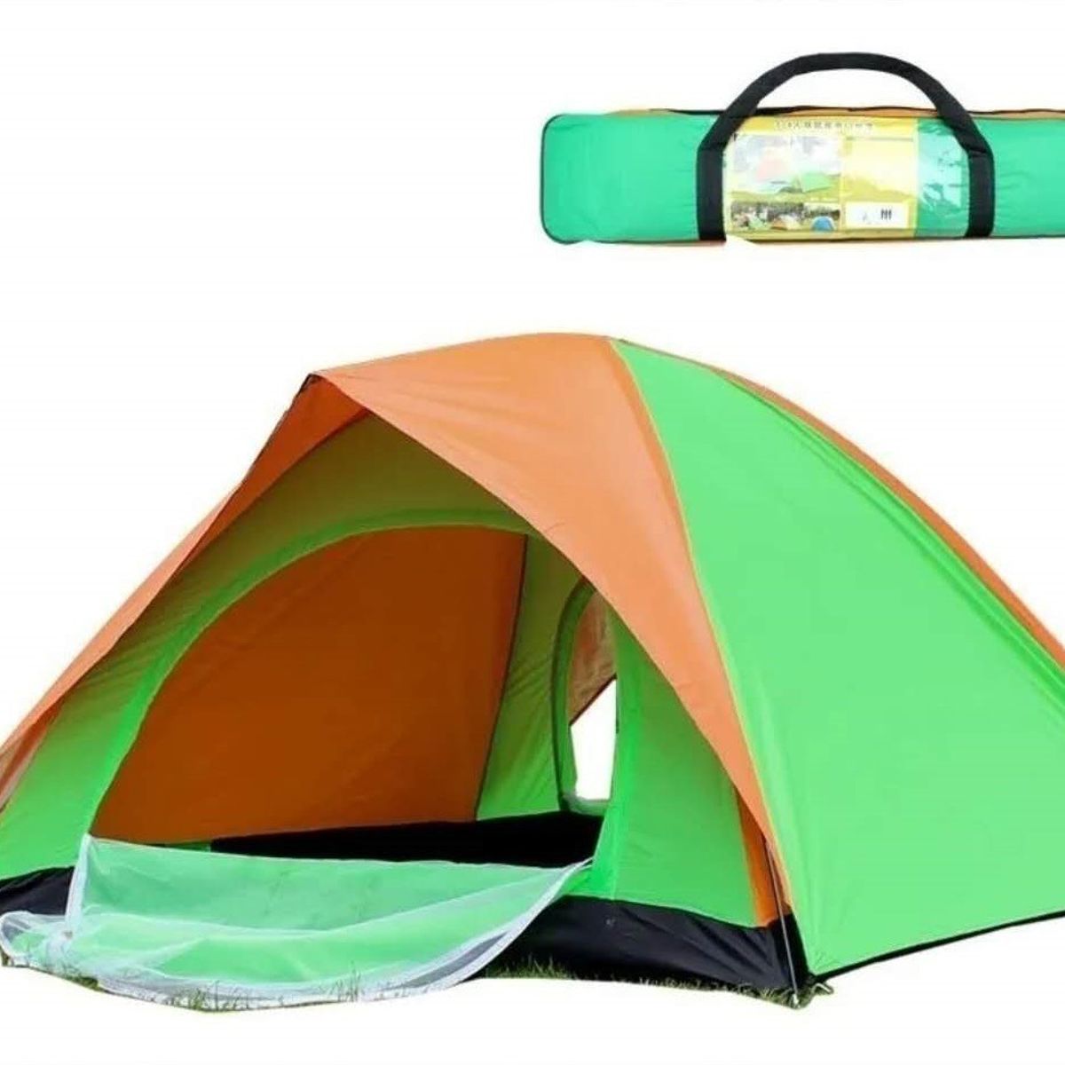 GENERICO - Carpa 3 Personas Doble Capa Toldo Ventana 2x1.5mts  255001
