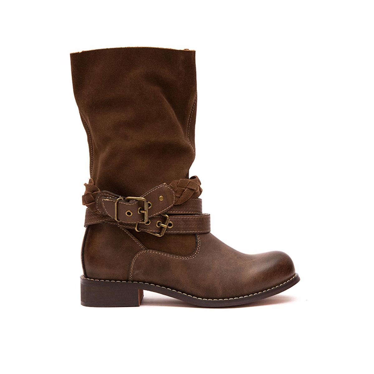 GIANI DAFIRENZE - Bota Cuero Mujer Filfil Cafe