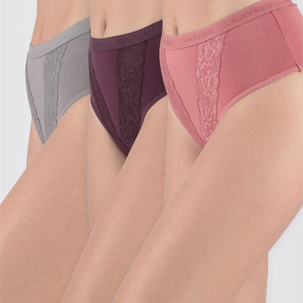 KAYSER - Pack 3X Calzon Maxi Algodón P31080-BUR2 Kayser