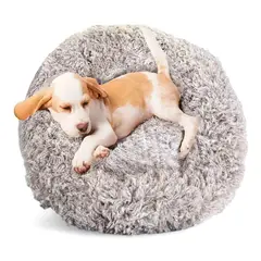 GENERICO - Cama Perro Mascota Antiestres Felpa Confortable 67cm