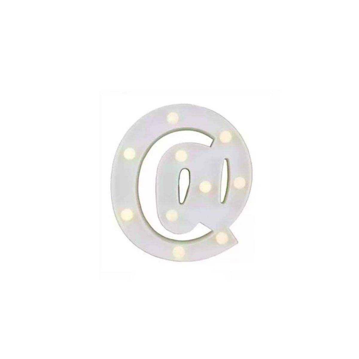 GENERICO - Letra con luz led  blanco