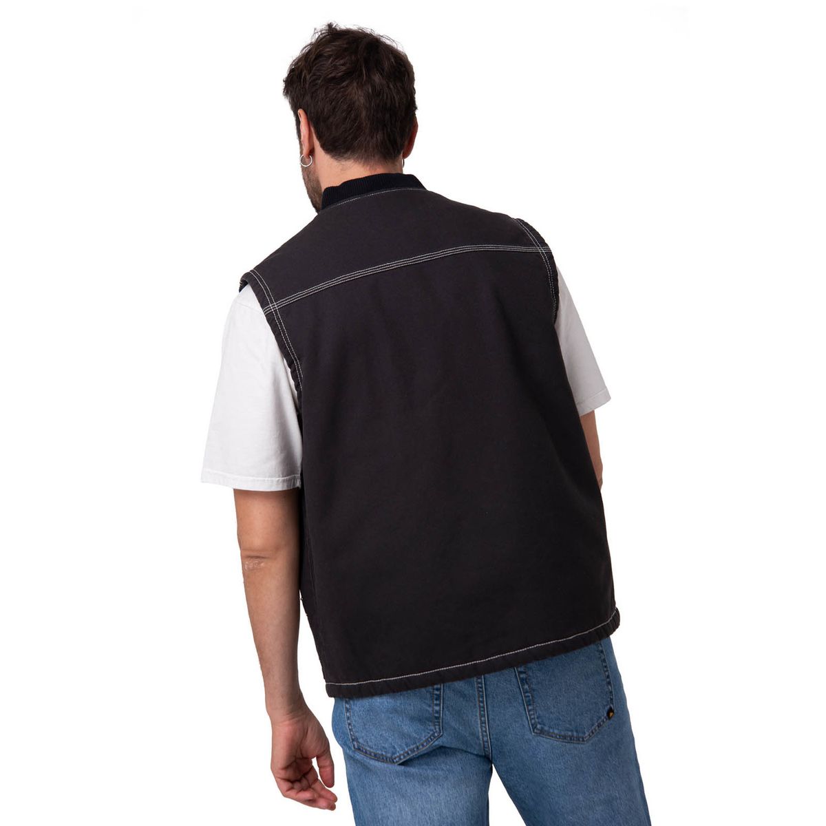 CAT - Chaqueta Sin Mangas Canvas Utility Negro CAT