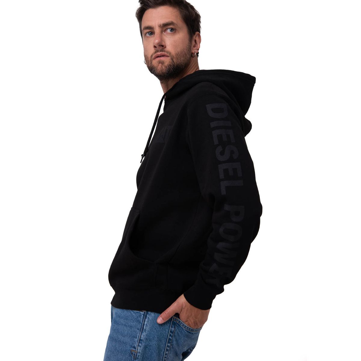 CAT - Polerón Hombre Diesel Power Pullove Negro CAT