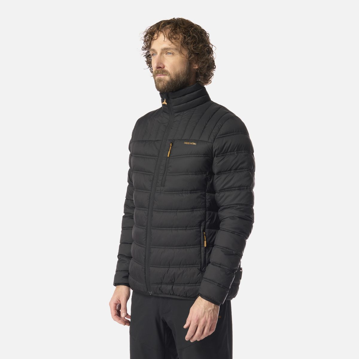HAKA HONU - Chaqueta Hombre Ultraliviana Negro Haka Honu