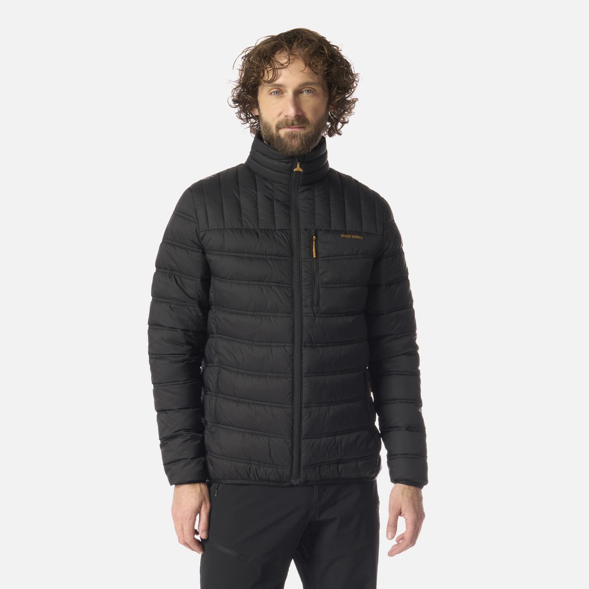HAKA HONU - Chaqueta Hombre Ultraliviana Negro Haka Honu