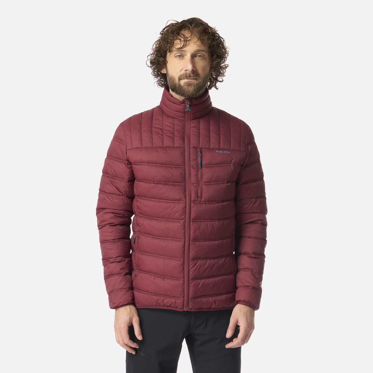HAKA HONU - Chaqueta Hombre Ultraliviana Vino Haka Honu
