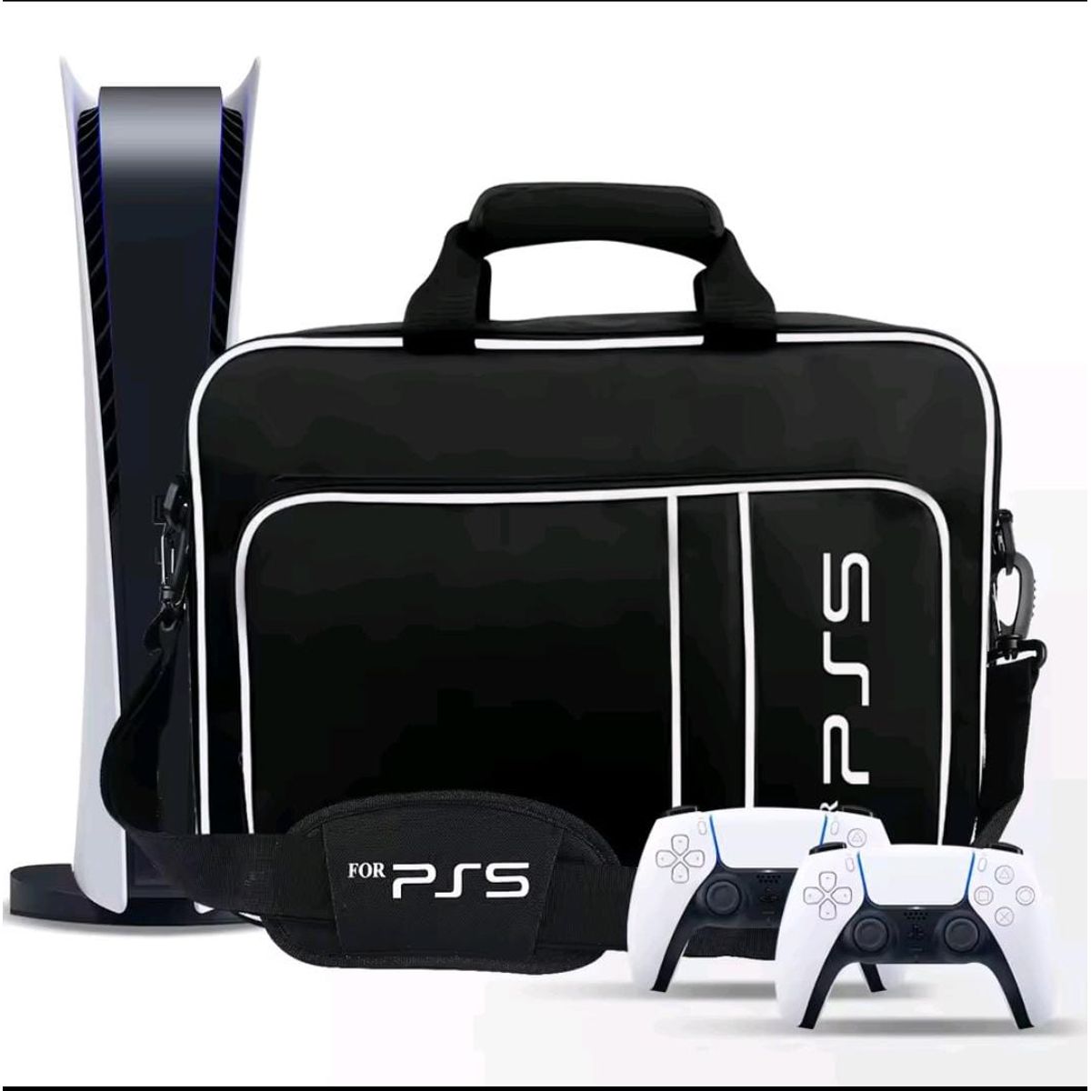 GENERICO - Mochila Bolsa de Almacenamiento Viaje y Transporte para Consola PS5 Juegos y Acceosrios